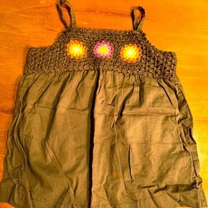 old navy sleeveless top tank top green size 5T